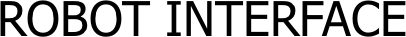 ROBOT INTERFACE